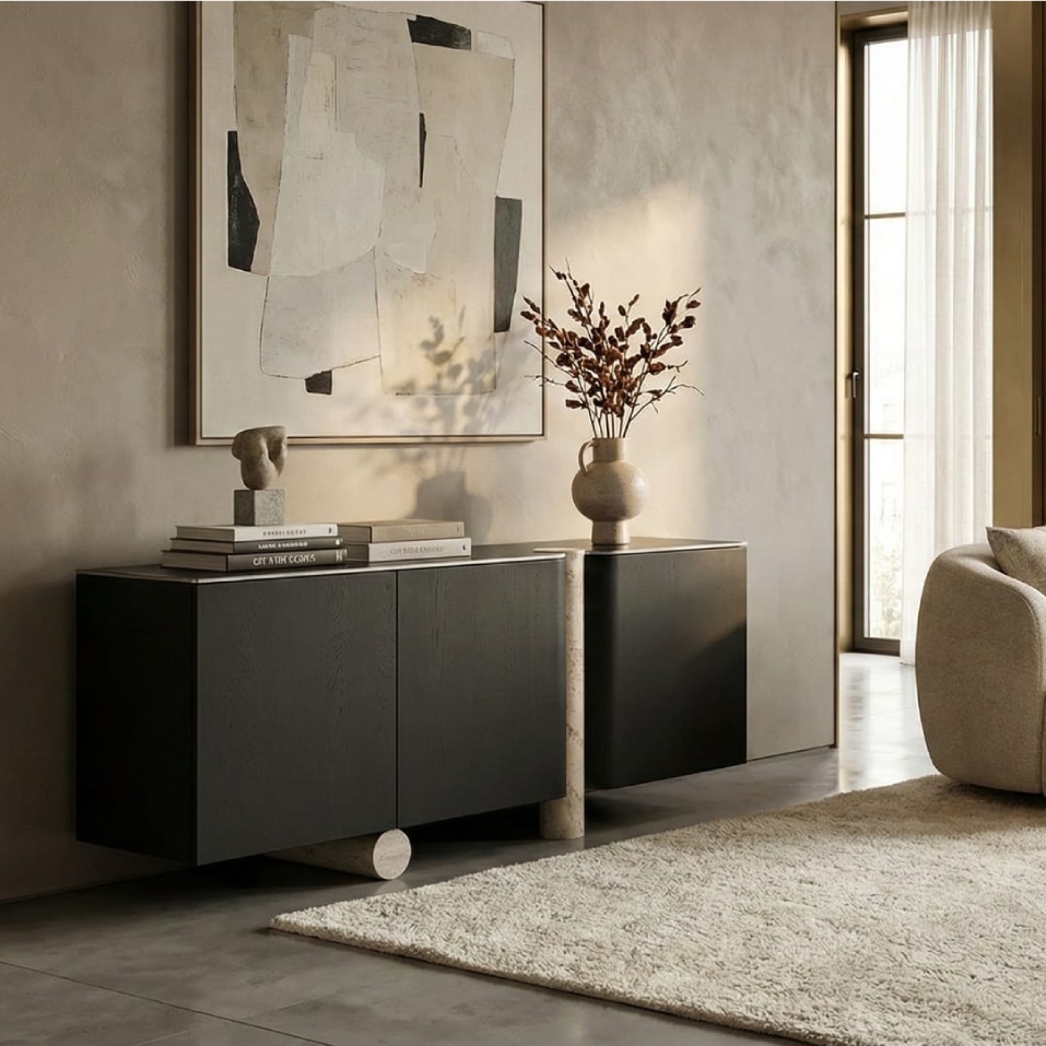 Ekskluzywna komoda z naturalnych materiałów – premiera na Warsaw Home & Contract 2025